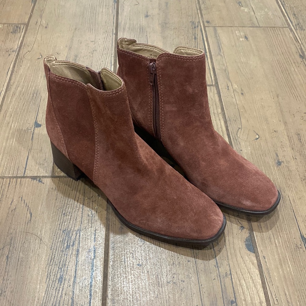 Lucky Brand Boots, Res Leather, Women’s Size 9.5.